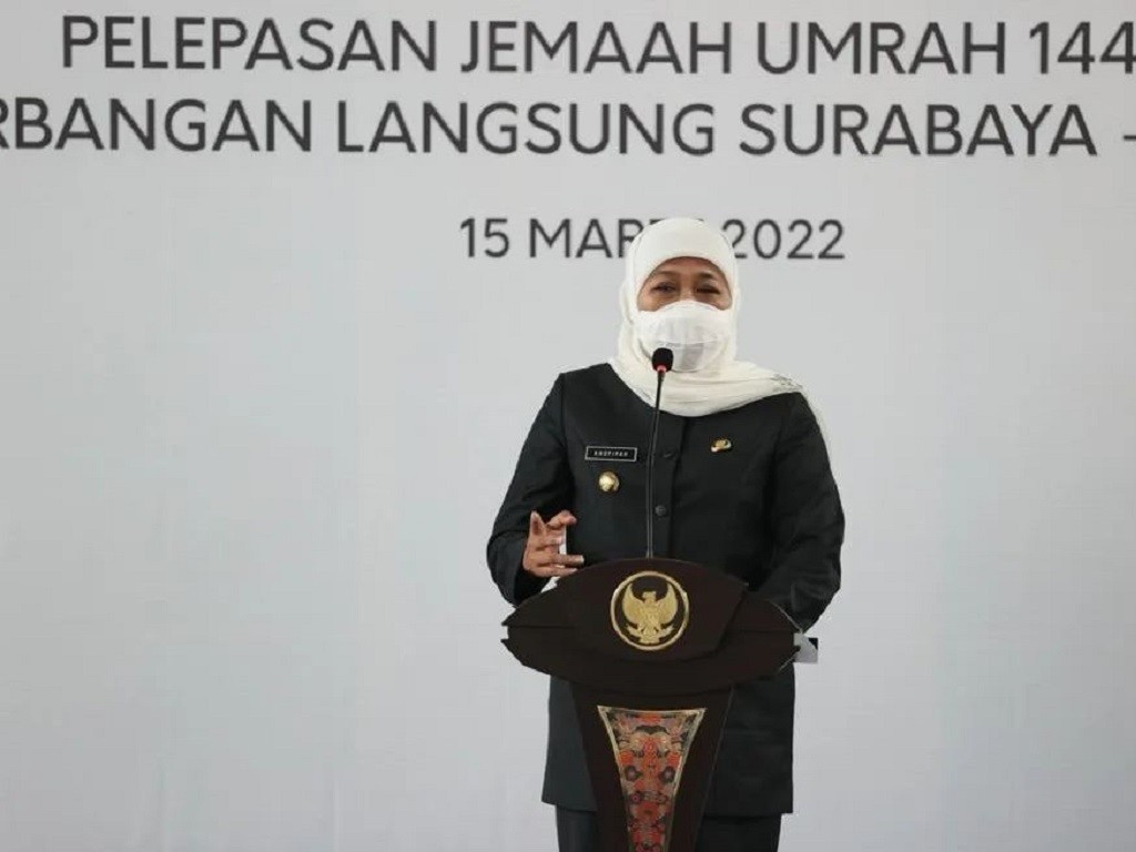 Gubernur Jawa Timur Khofifah Indar Parawansa.