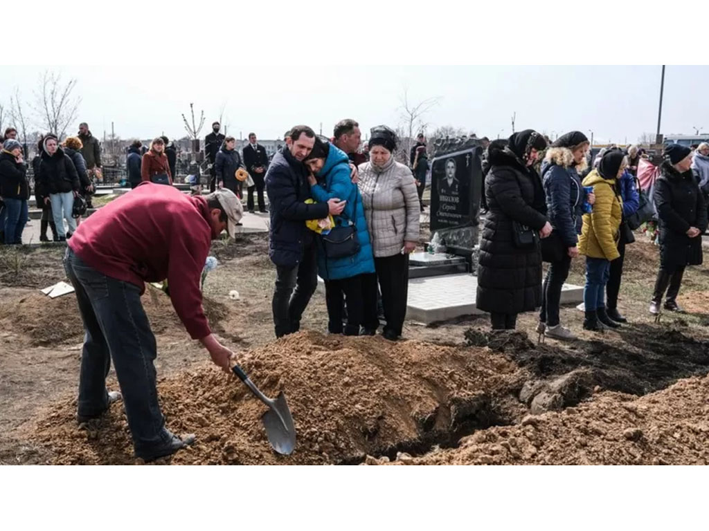 pemakaman di ukraina