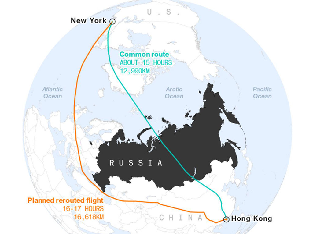 rute baru cathya pacific hindari rusia
