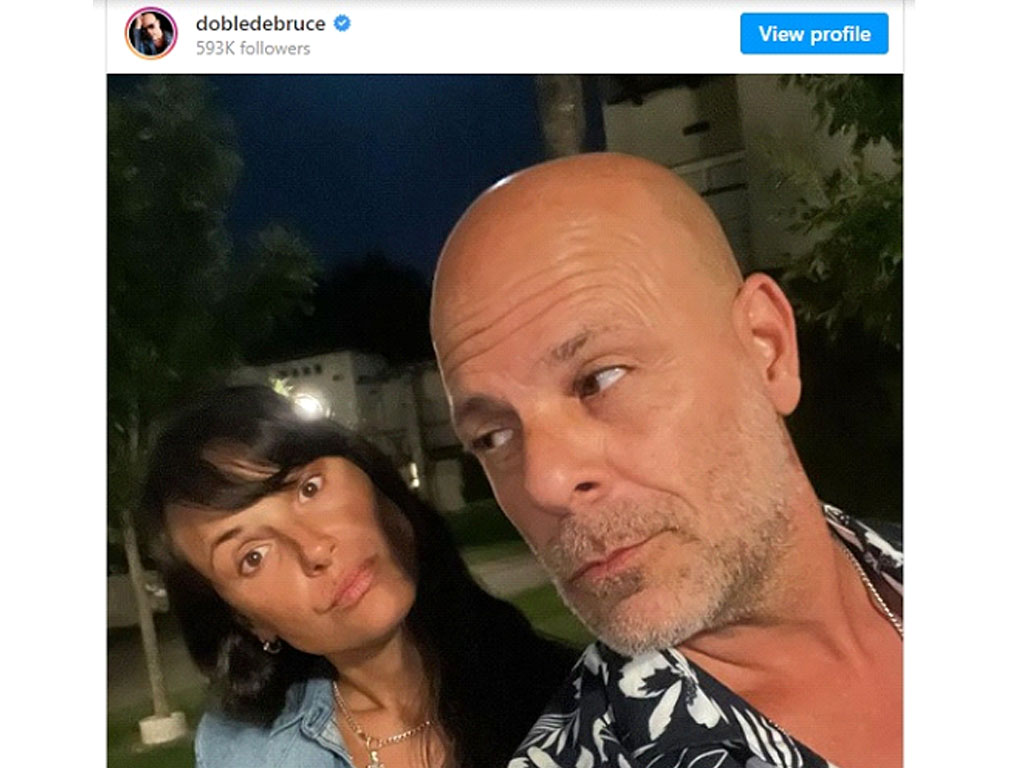Bruce Willis dan istri