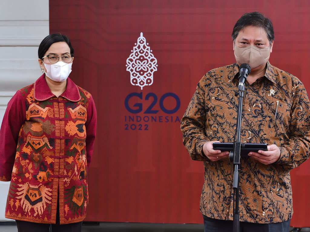 airlangga dan sri mulyani