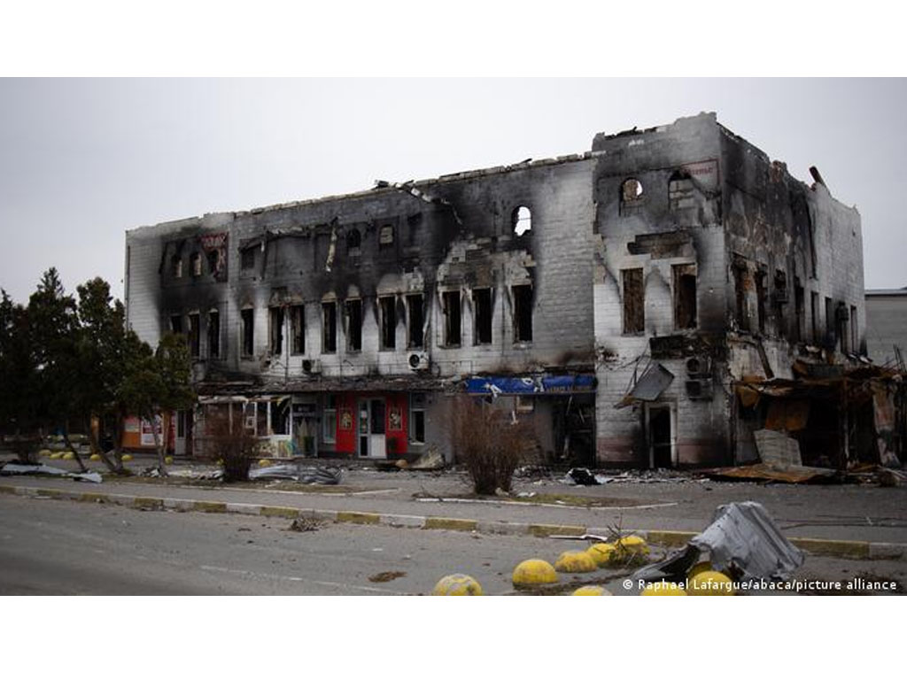 rumah hancur di kyiv