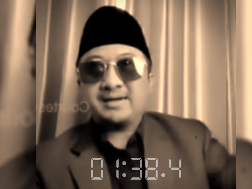 Tangkapan layar video Yusuf Mansur