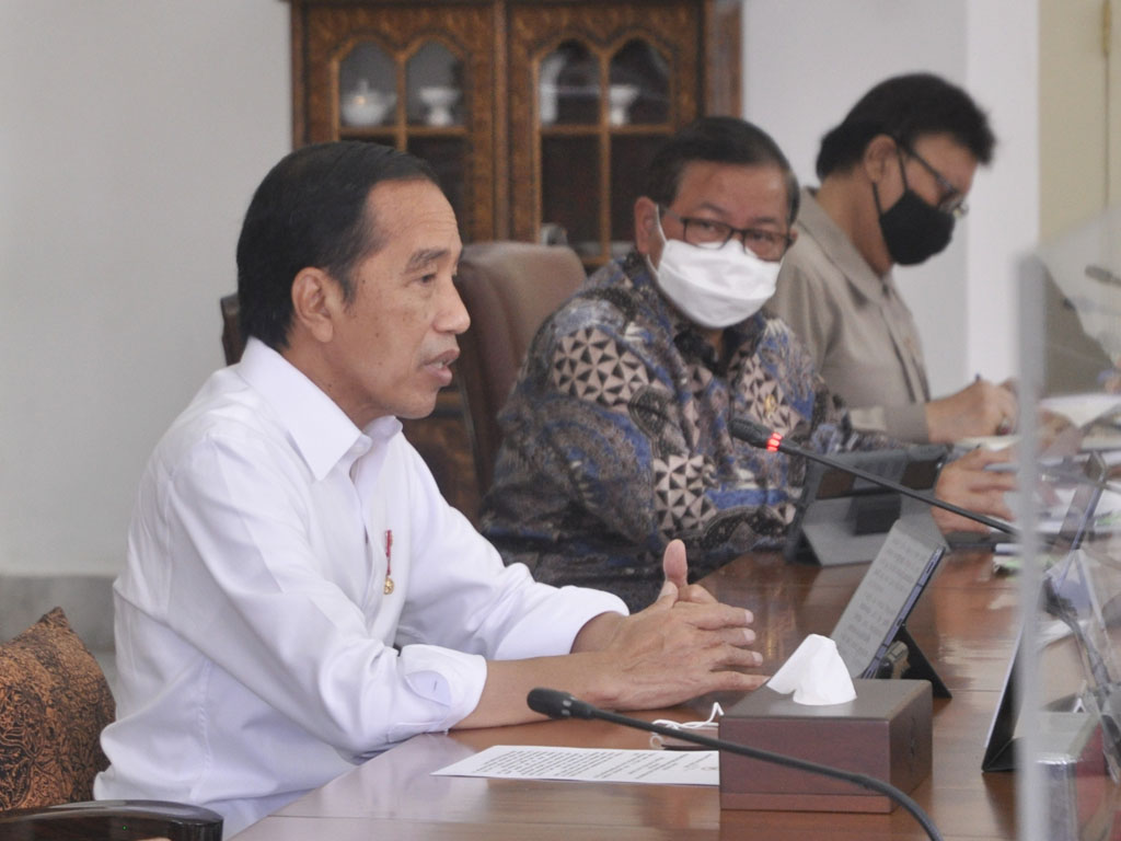 jokowi pimpin rapat pemilu