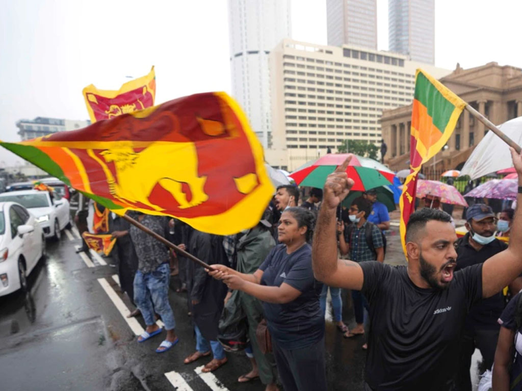 warga sri lanka demo
