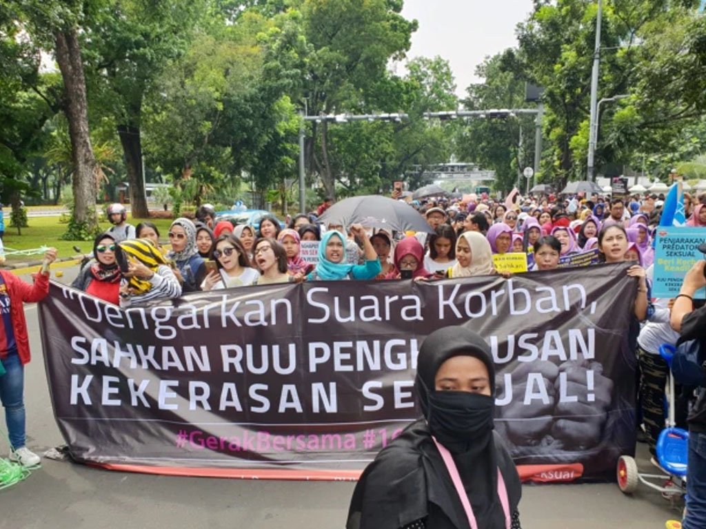 desakan penghapusan kekerasan seksual