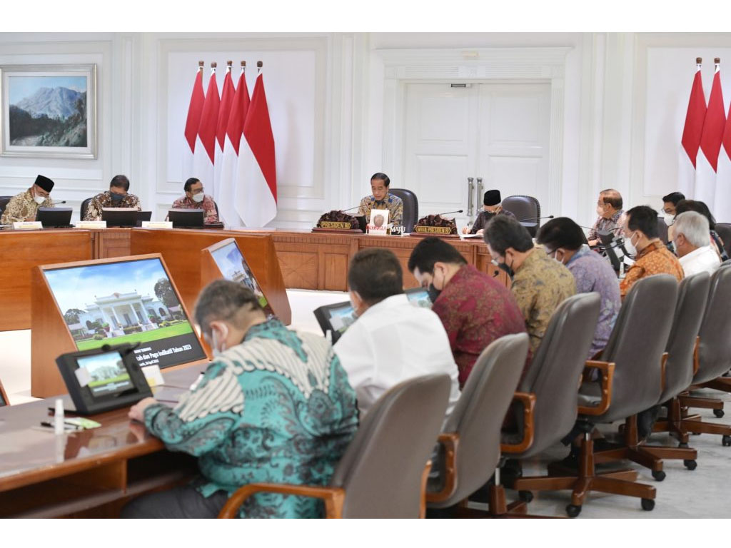 jokowi pimpin ratas pagu apbn 2023