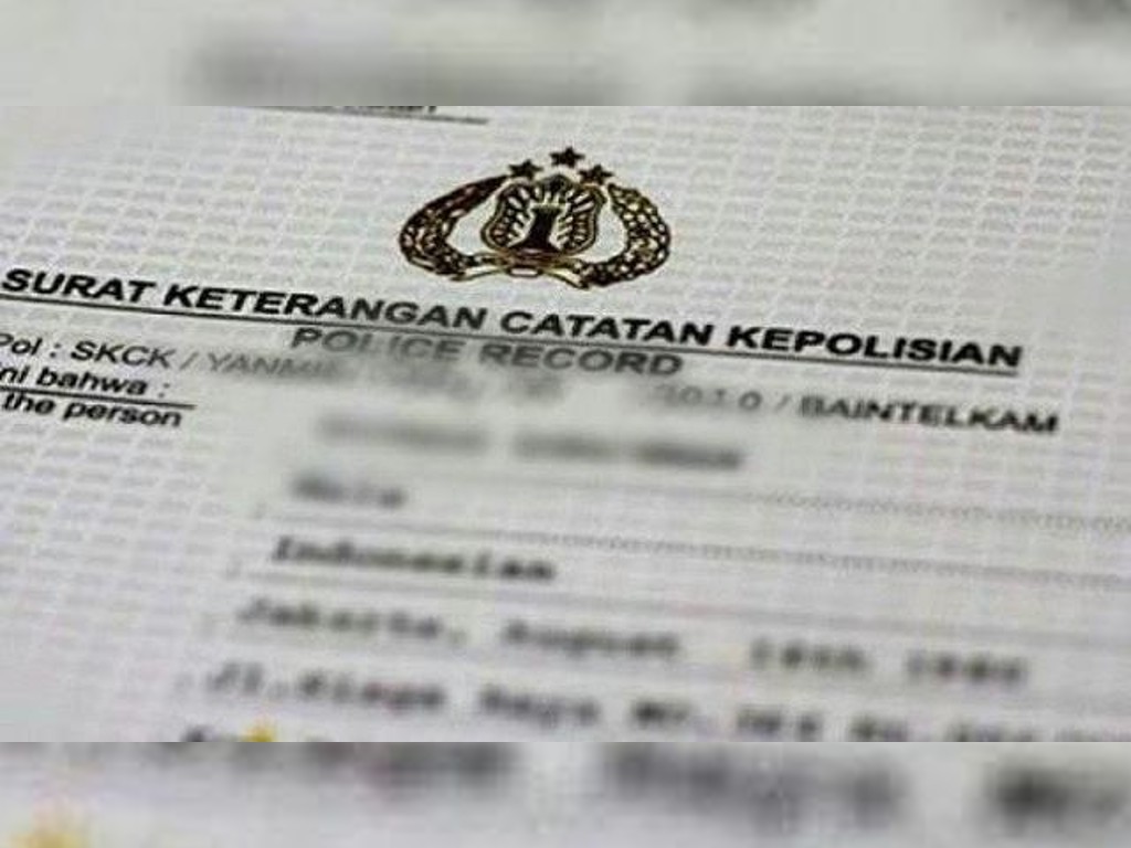 Surat Keterangan Catatan Kepolisian (SKCK)
