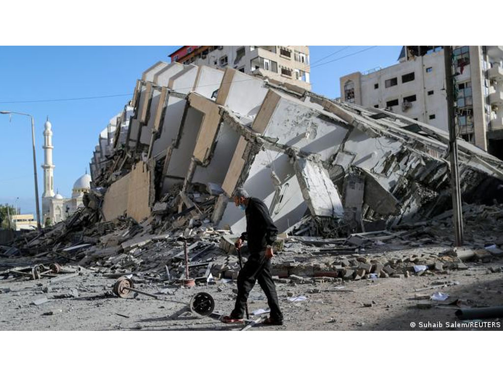 Kehancuran di Gaza City