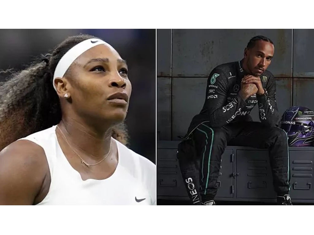 Serena Williams dan Sir Lewis Hamilton
