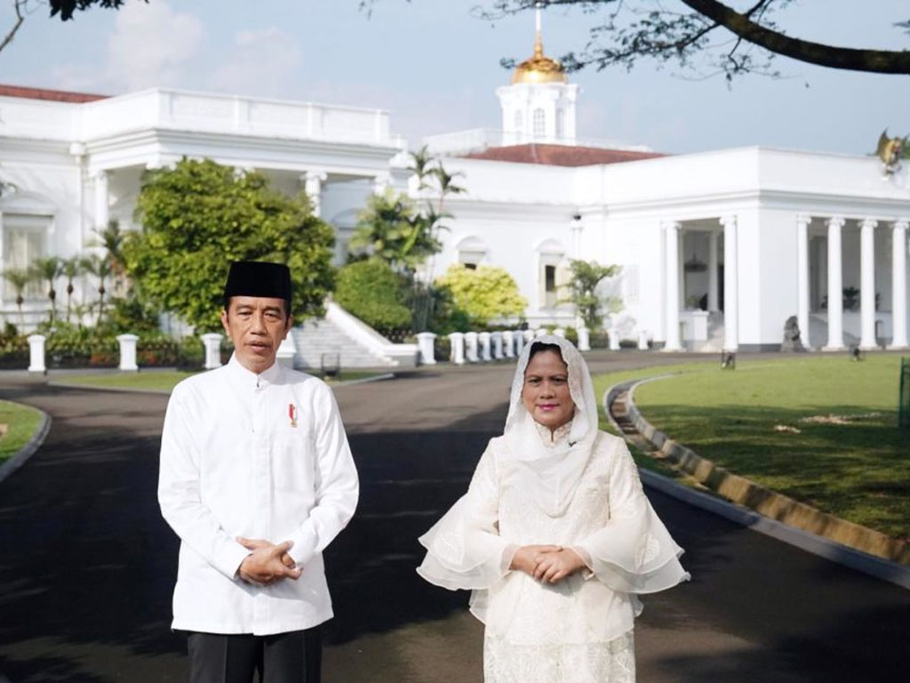 Presiden Jokowi dan Ibu Iriana