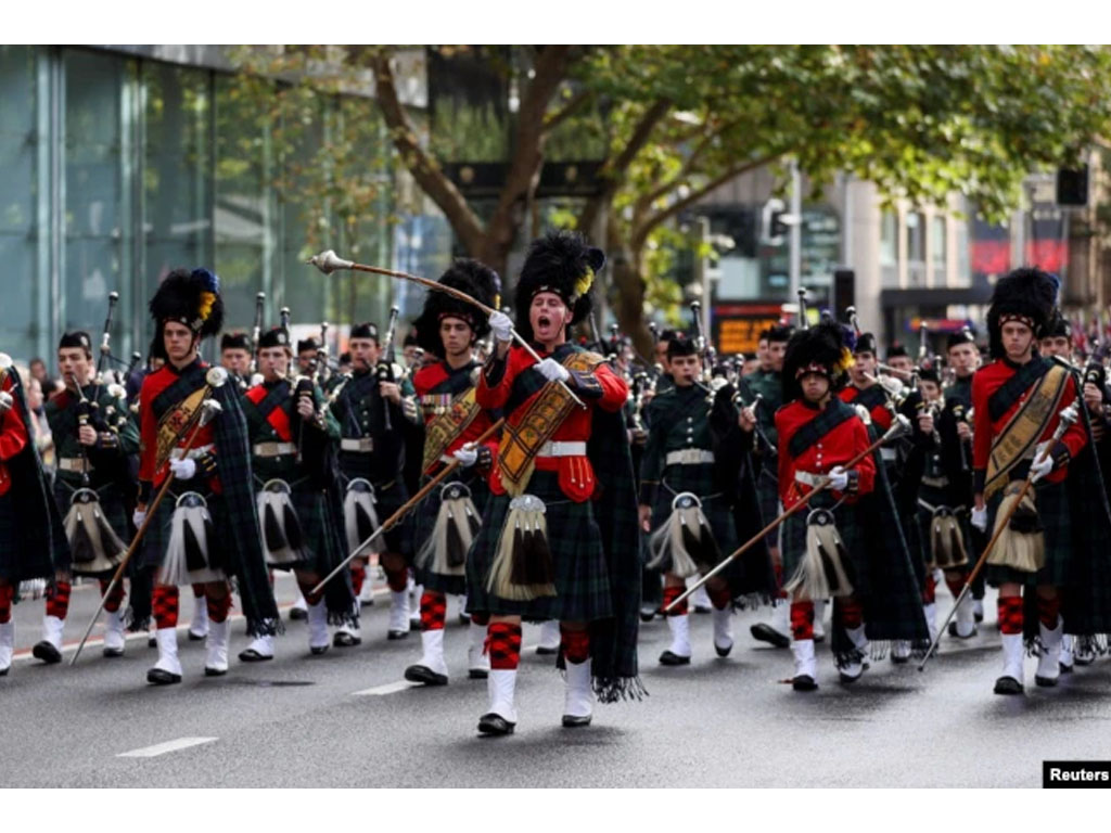 pawai hari anzac di sydney