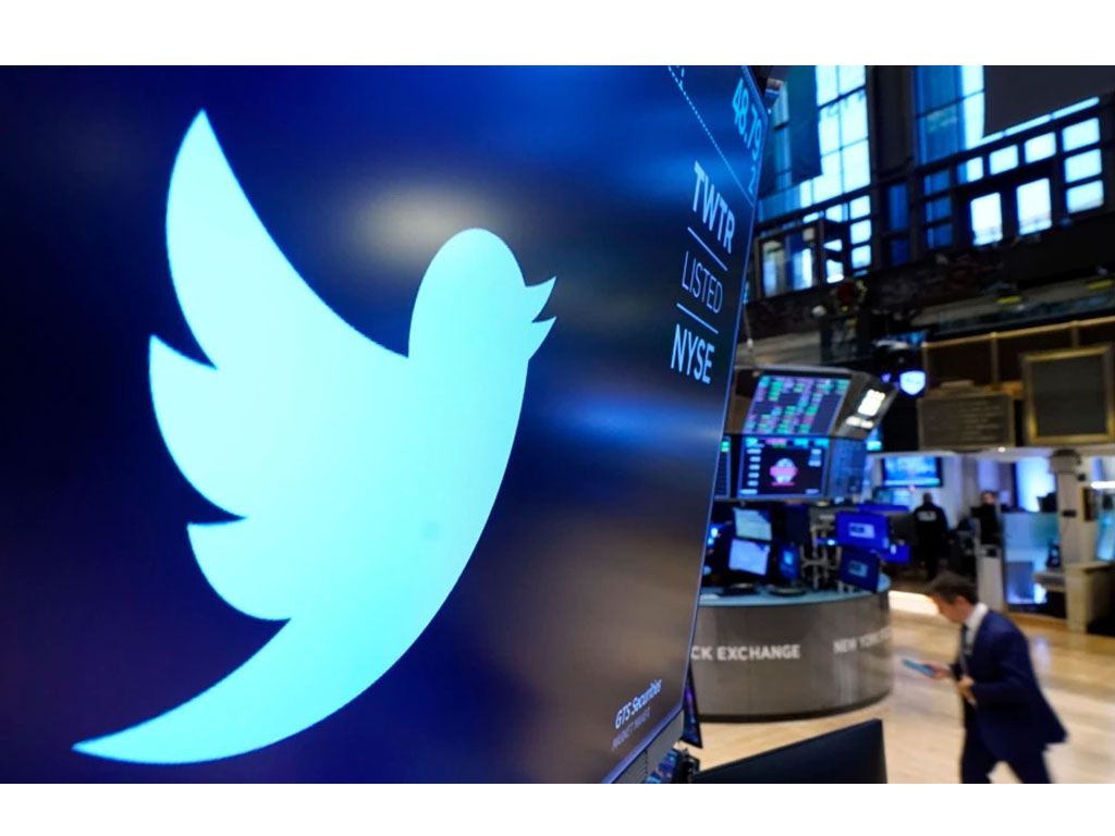 logo twitter di bursa new york