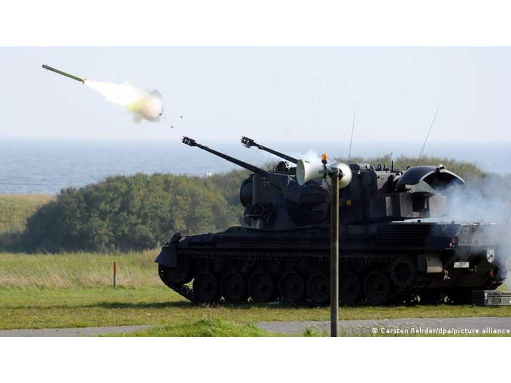 senjata anti-pesawat self-propelled Gepard Jerman