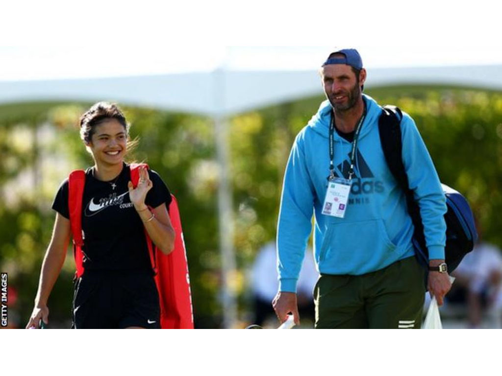 Emma Raducanu dan Torben Beltz