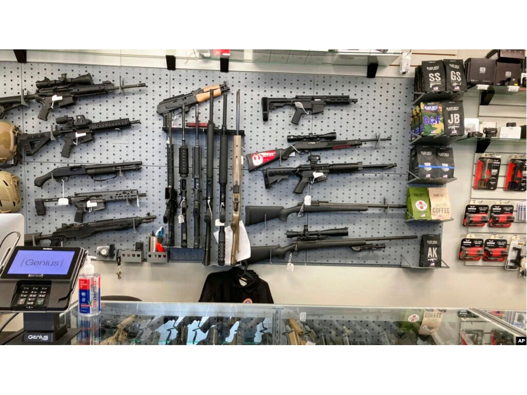 Sebuah toko senjata api di Kota Salem Oregon AS