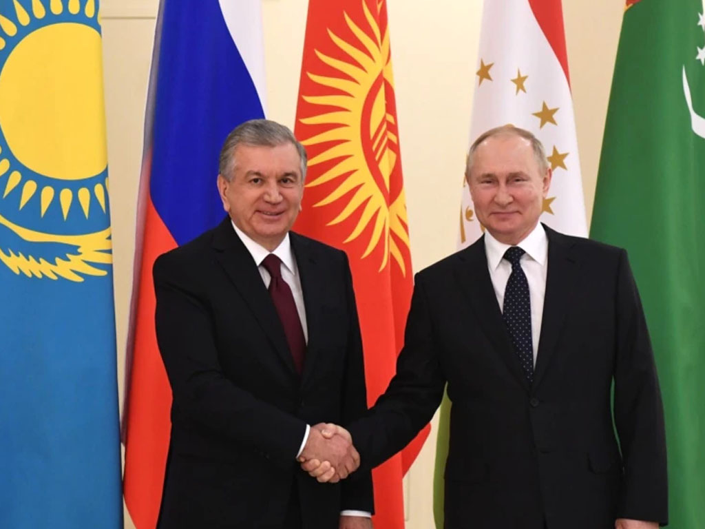 Presiden Putin dan Presiden Uzbekistan