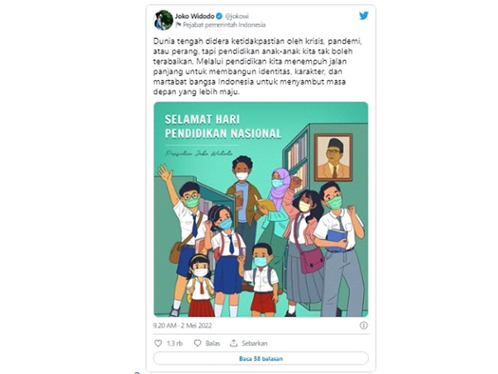 twit jokowi