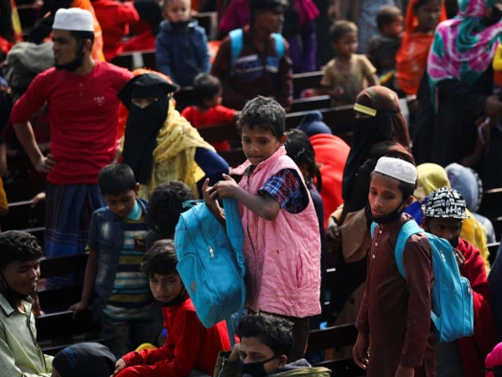 Pengungsi Rohingya di distrik Noakhali Bangladesh