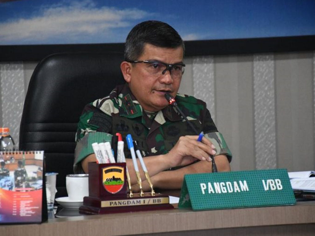 pangdam i bb Mayjen TNI Achmad Daniel Chardi SE
