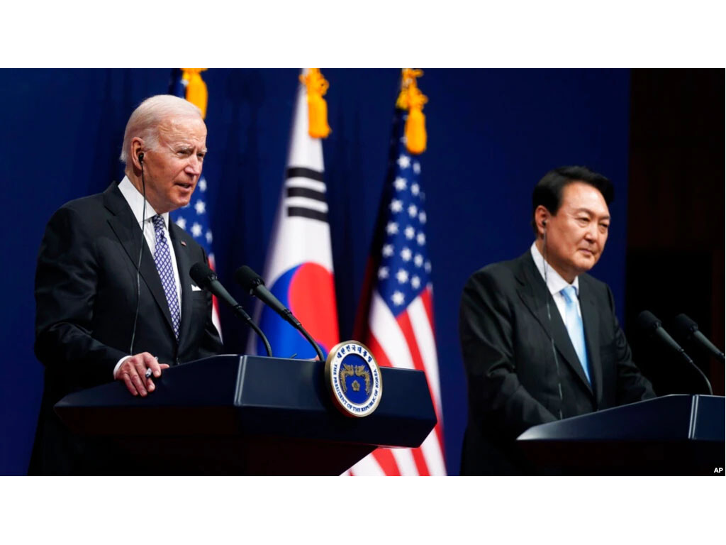 biden dan presiden korsel konpres di seoul