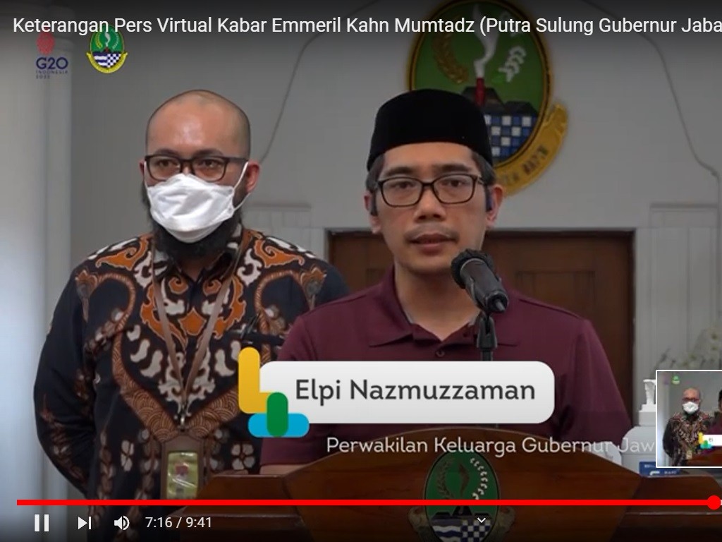 Kronologi Pencarian Emmeril Kahn Mumtadz Putra Sulung Ridwan Kamil di Sungai Swiss