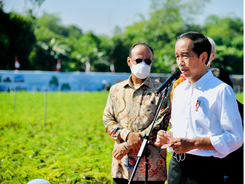 konpres jokowi di rumpin