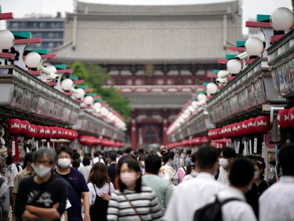 Suasana di distrik Asakusa