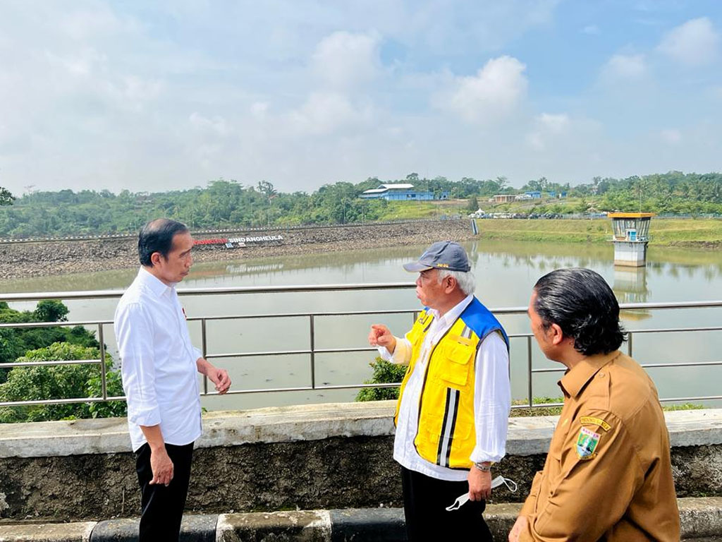 Jokowi cek Bendungan Sindangheula di banten