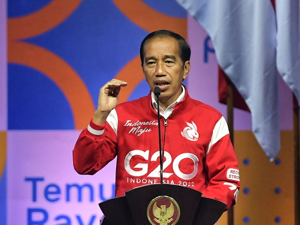 jokowi di SICC bogor