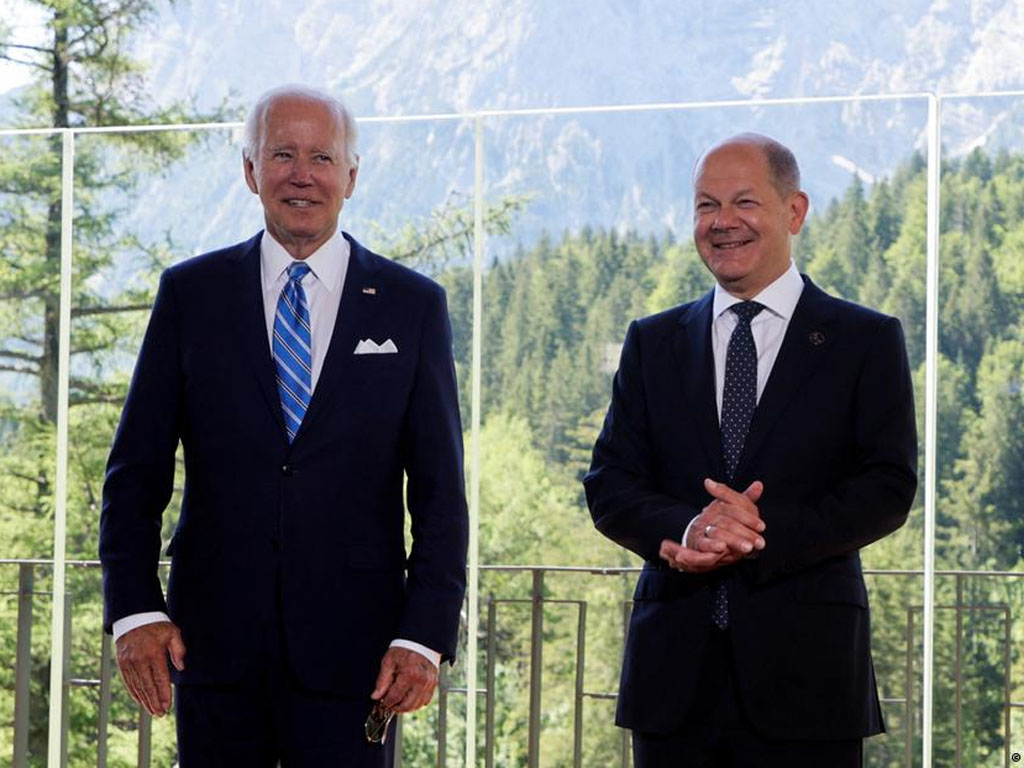 biden dan kanselir jerman