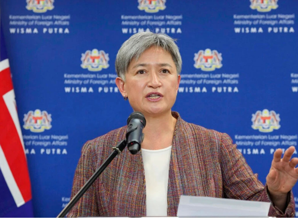 menlu Australia Penny Wong di Singapura