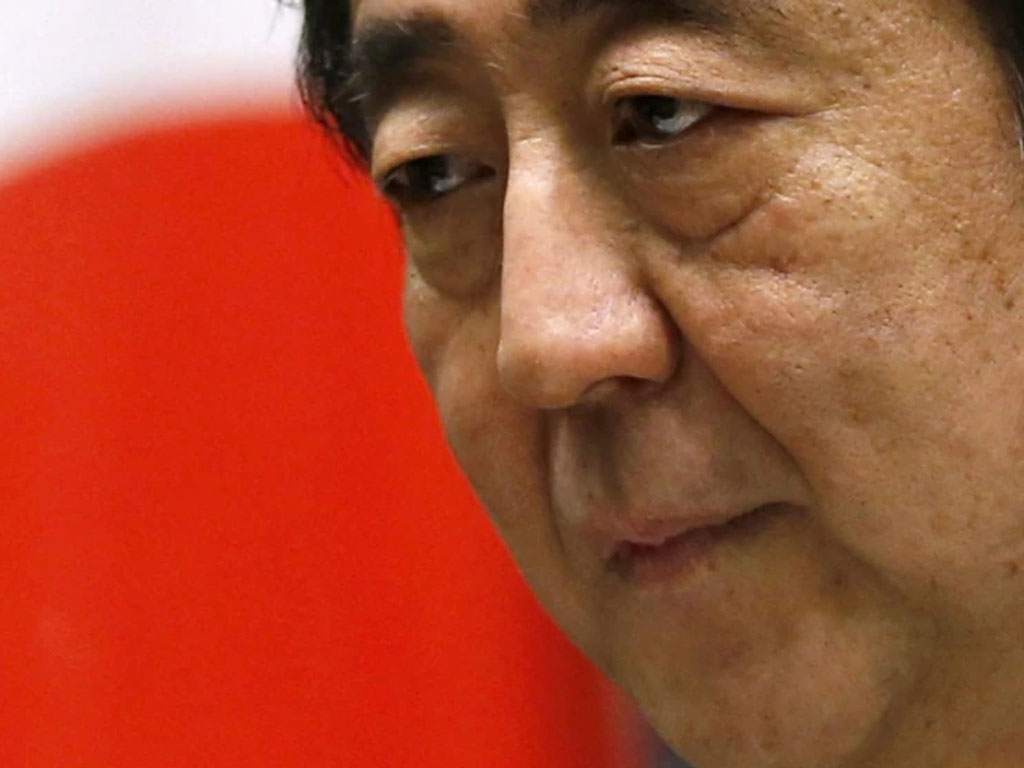 konpres PM Jepang Shinzo Abe 2015