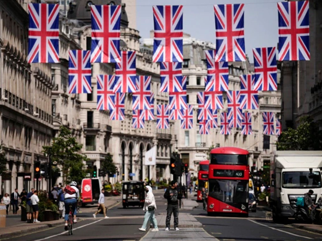 Distrik perbelanjaan Regent Street london