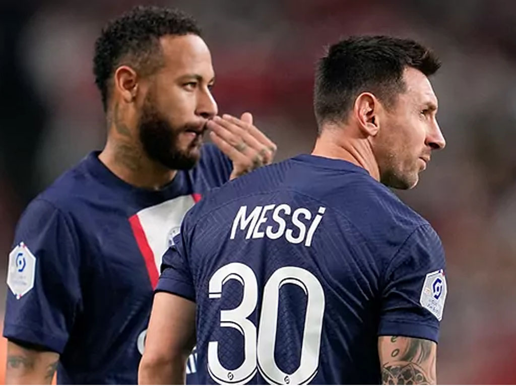 neymar dan messi di psg