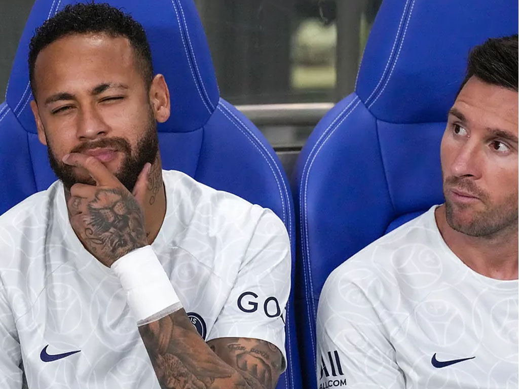 neymar bersama messi