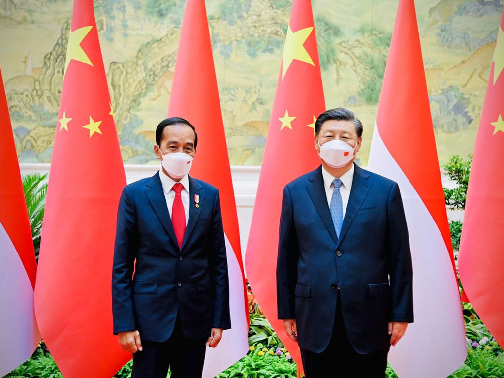 jokowi dan presiden china di beijing