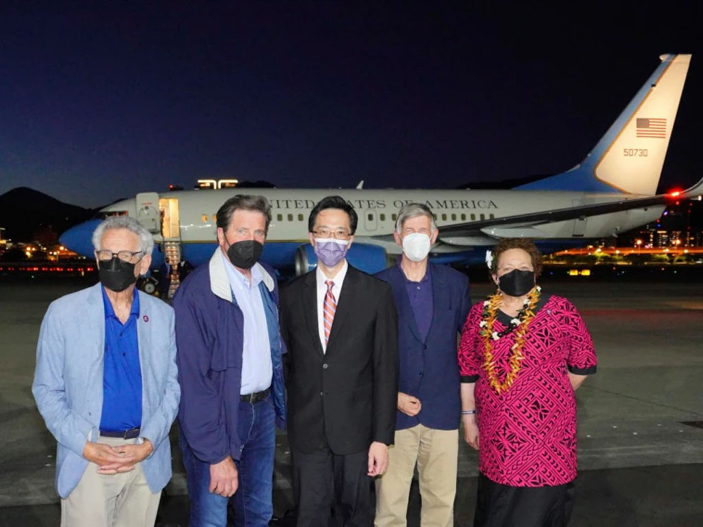 Delegasi anggota Kongres AS tiba di taiwan