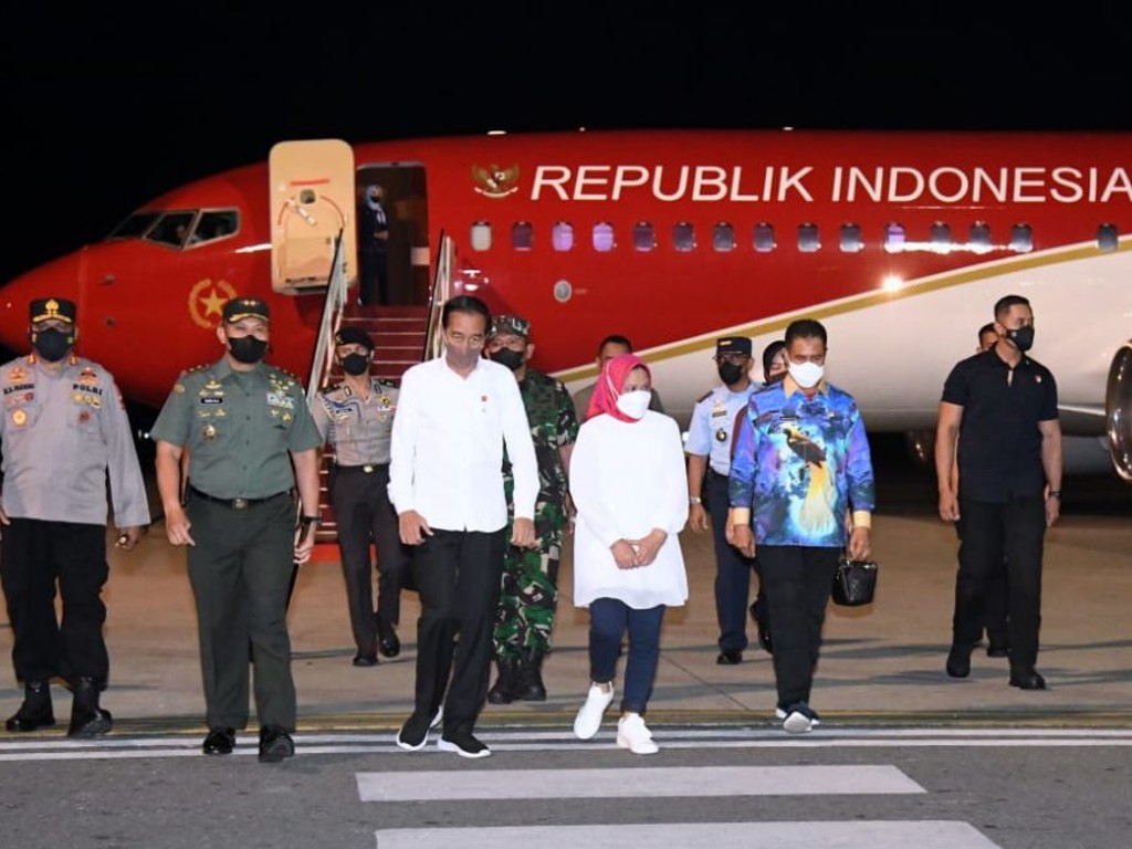 Jokowi tibaa di Papua