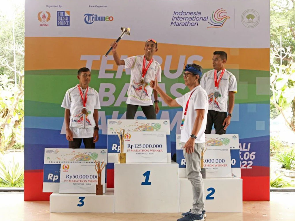 para juara marathon