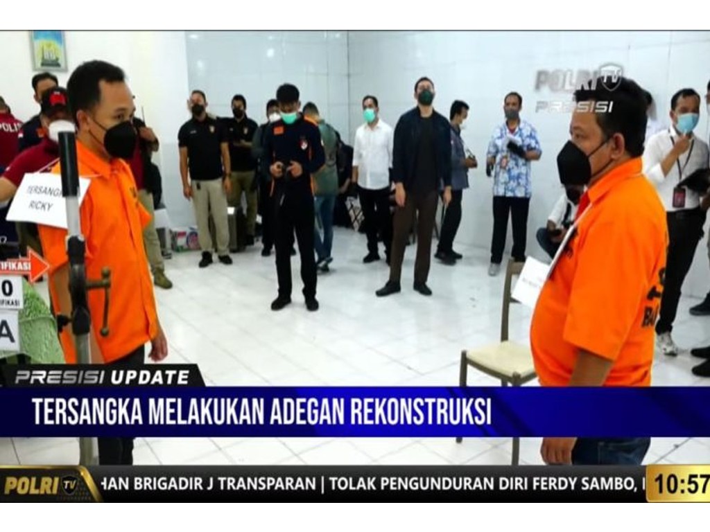 Rekonstruksi Kematian Brigadir J