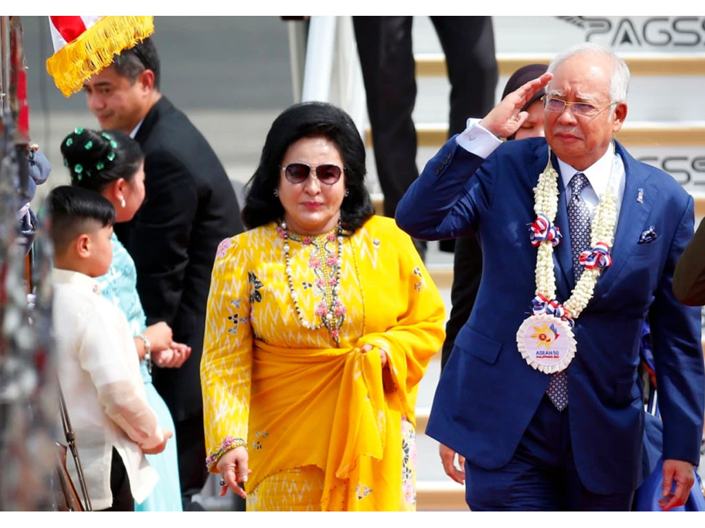 najib dan rosmah di filipina