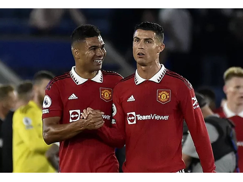 Casemiro dan Cristiano Ronaldo
