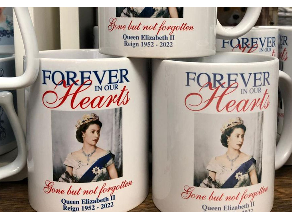 Cinderamata mengenang Ratu Elizabeth II