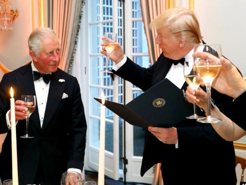 charles dan trump di london