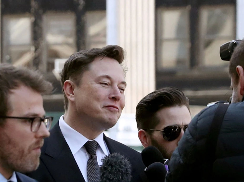 CEO Tesla Elon Musk, tiba di pengadilan Manhattan