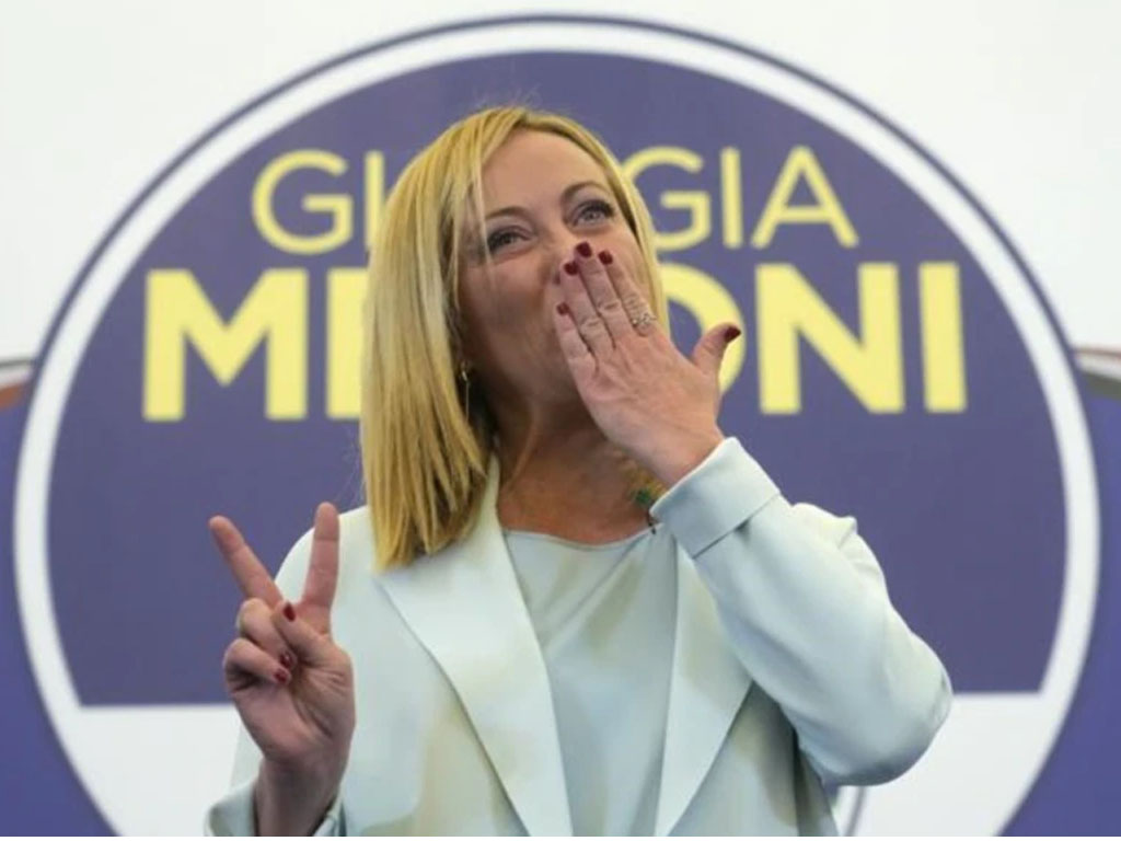Giorgia Meloni, pemimpin partai sayap kanan Brother’s of Italia