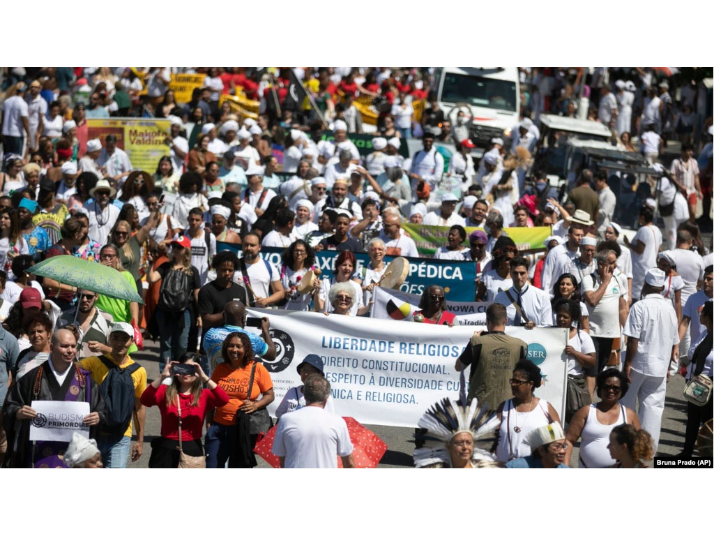 pawai kebebasan beragama di brasil