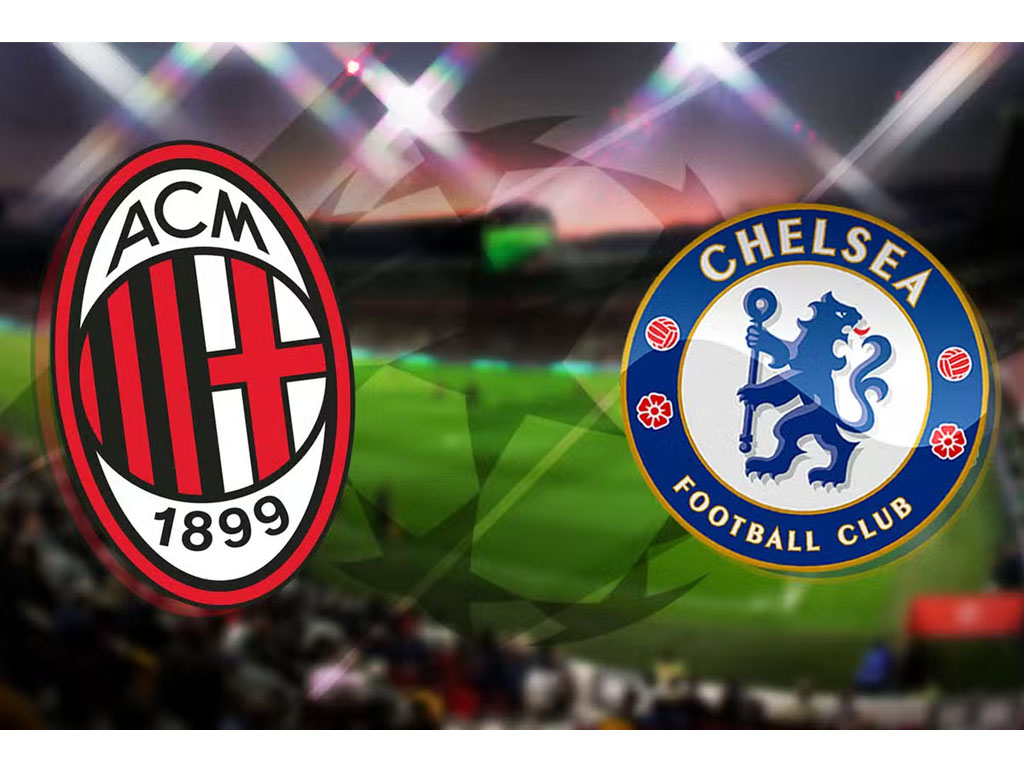 ilustrasi ac milan vs chelsea
