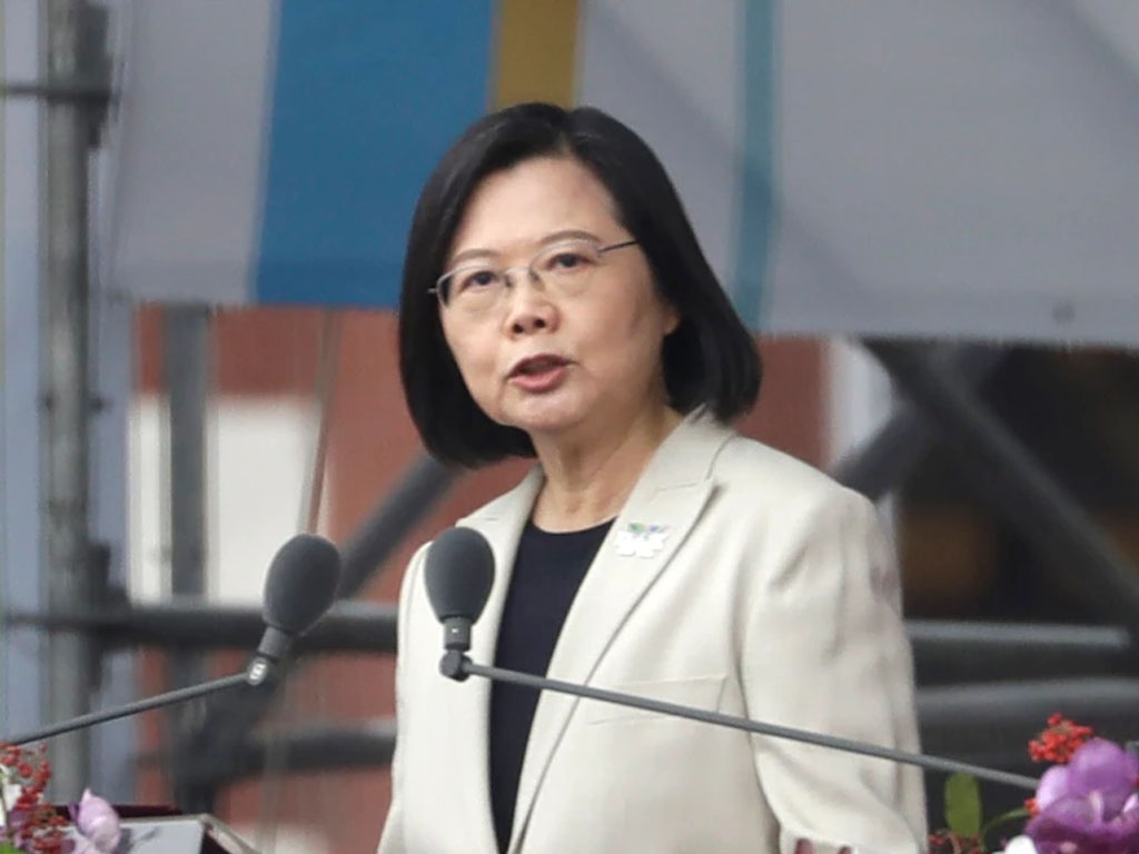 Presiden Taiwan Tsai Ing-wen pidato di taipei